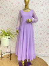 Lilac georgette dress - kasumi.in